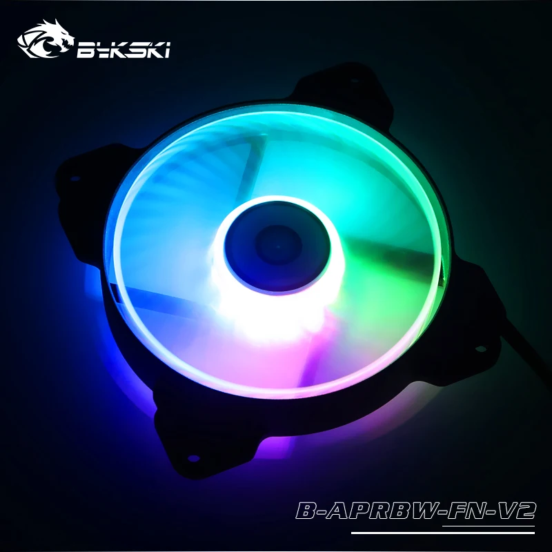 Günstige BYKSKI 5 stücke Fan 120mm für Computer PC Fall Fan RGB Einstellen LED Fan Geschwindigkeit Wasser Kühler DIY Fan SYNC Computer Kühler RGB Kühlung