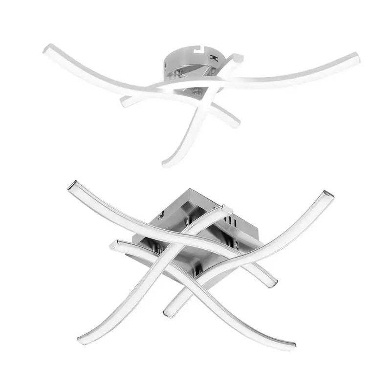 

LED Ceiling Lamp Internal External Light Source More Colorful AC 85-265V Forked Shaped Indoor Modern Lamp for Kitchen Bedroom
