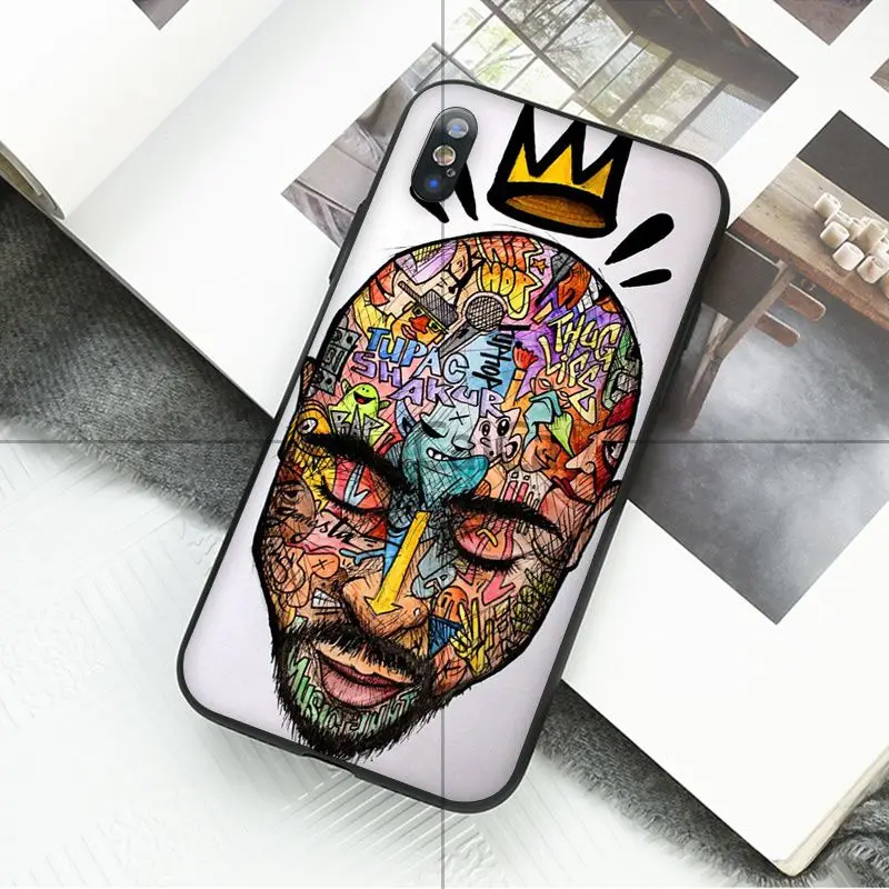 Personality art rapper color tattoo