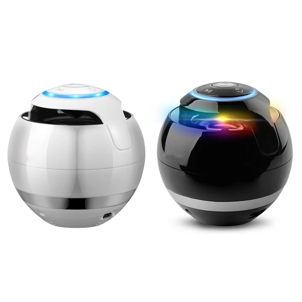 

New LED Mini Wireless Bluetooth Speaker TF USB Portable Music Loudspeakers Hand-free call For iPhone 6 Phone PC with Mic
