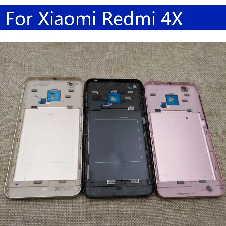 4X задняя крышка батарейного отсека для Xiaomi Redmi 4X задняя крышка батарейного отсека чехол на заднюю крышку корпус замена корпуса