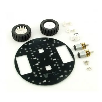 

Free shipping make for DFrobot Open Source Arduino mini Robot chassis intelligent wire-finding trolley chassis