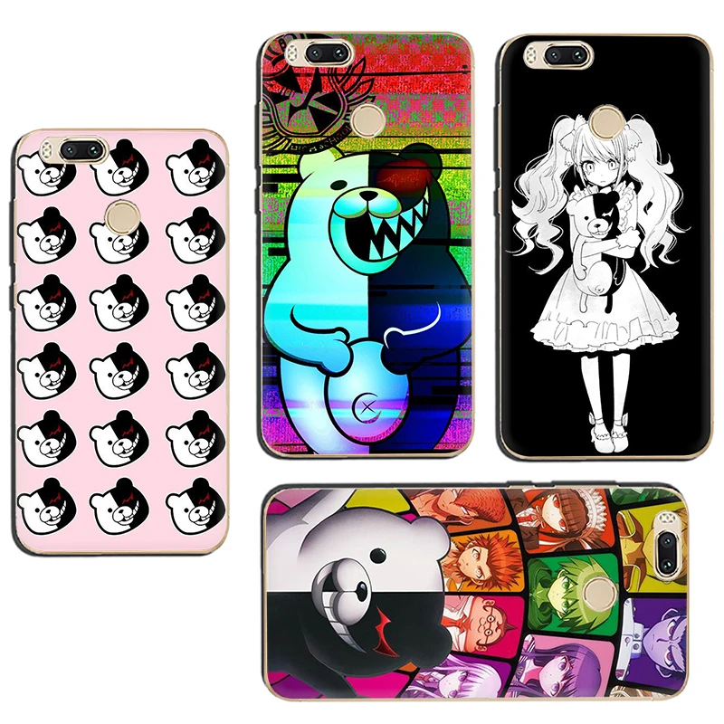 Силиконовый чехол для телефона EWAU Danganronpa monokuma Xiaomi 6 8 9 SE A1 A2 Lite Mix 2S Max 3 F1 A3 9T Pro CC9e Note