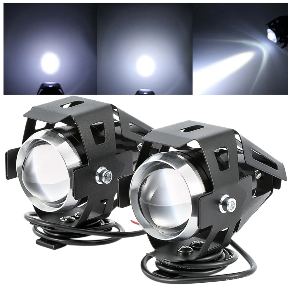Replacement Professional Universal Motorbike LED Headlight Spot Lamp Accesorios Easy Install Aluminum Alloy 125W U5 Driving |