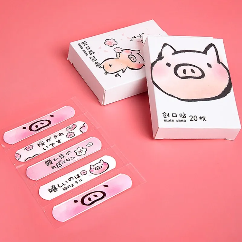 20 шт./лот Милая повязка помощь одноразовая наклейка на рану kawaii аптечка первой