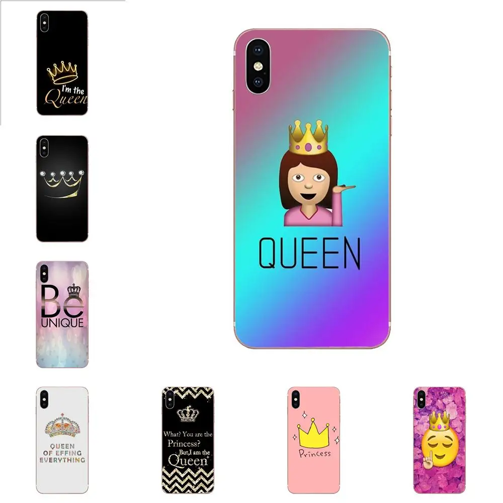 cheap Princess Queen King Crown For Huawei Honor 4C 5A 5C 5X 6 6A 6X 7 7A 7C 7X 8 8C 8S 9 10 10i 20 20i Lite Pro Soft Luxury