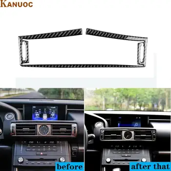 

Car styling Center Console Air Conditioning Vent frame covers Stickers trim For Lexus IS250/350 2014-2018 Car Trim