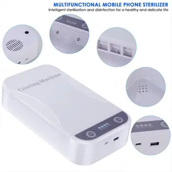 

Smart LED UV Sterilizer Box Nails Accessoires Comestics Personal Care Tools UV Rechargeable Disinfection Box Cleaning Device