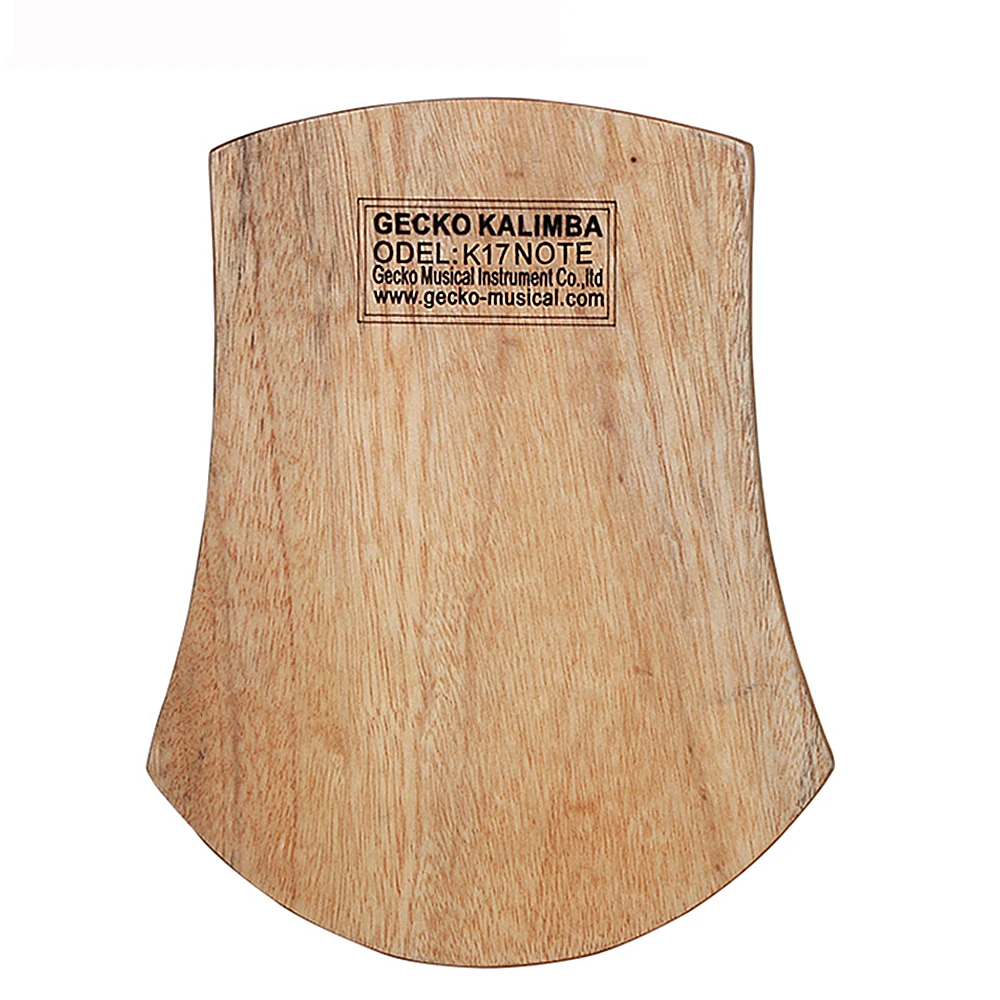 Kalimba com Instruções e Martelo Piano de Dedo Kalimba de 17 Tone Gecko Teclas Camphorwood Portátil Mbira c K17note - Image 5