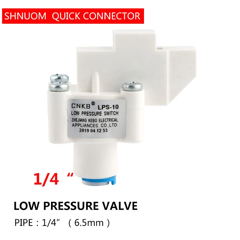 Ro Water Purifier Parts Low Pressure Valve Switch 1 4 Od Hose Quick Connection Reverse Osmosis System Cnkb Lps 10 Accessories Water Filter Parts Aliexpress