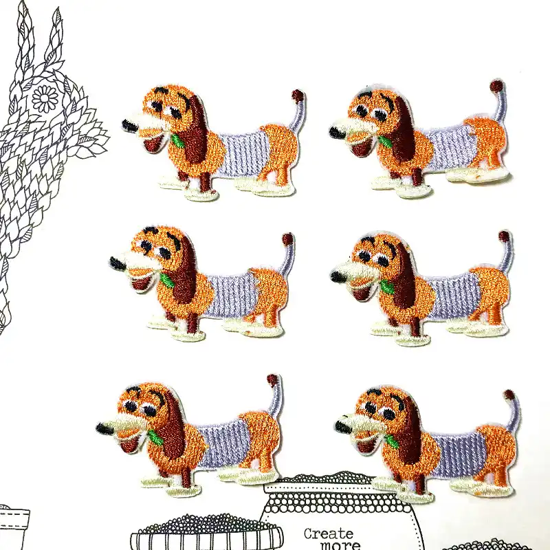 1個ソーセージ犬動物刺繍パッチ小動物パッチバッグ帽子服靴バッグ帽子diy服 Patches Aliexpress