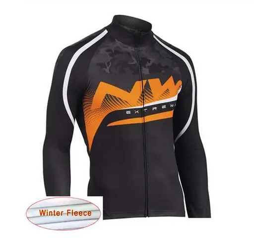Northwave Зимняя Теплая Флисовая Джерси Pro Team NW, куртки для велоспорта, теплая одежда для горного велосипеда, спортивная одежда - Цвет: 17