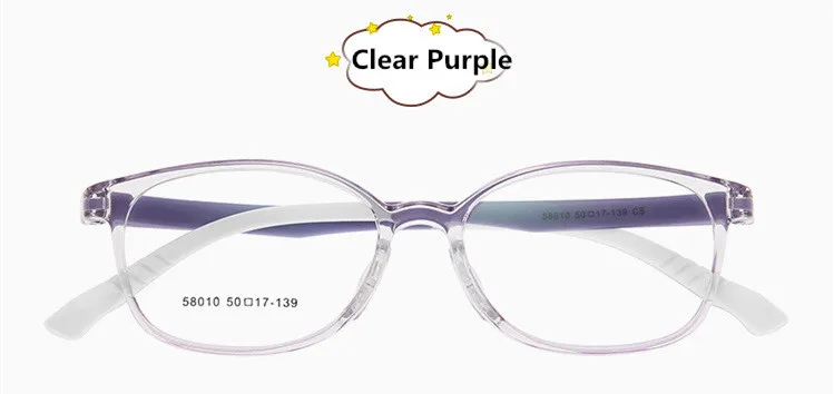 Children Optical Eyeglasses Frame Boys Girls Student Myopia Computer Glasses Spectacle Frame For Kids Clear Lens - Цвет оправы: C5