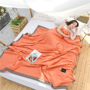 

Super Soft Thick Smmer Air Condition Blanket for Sofa Bed Travel Plane Nordic Blankets for Adult Student Dorm Bedspread Bedding