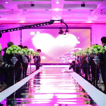 

10m Per lot 1m Wide Shine Silver Mirror Carpet Aisle Runner For Wedding Party Centerpieces Decorations 2017 New Arrival