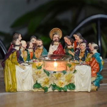 

Last dinner candlestick decoration, church supplies, religious supplies