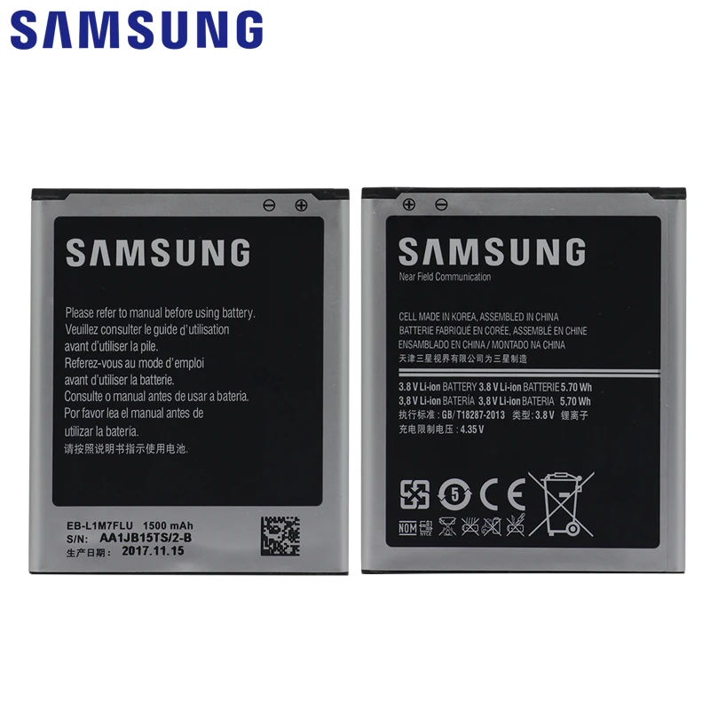 Samsung EB-L1M7FLU телефон Батарея 1500 мА-ч для samsung Galaxy S3 мини S3Mini GT-I8190 I8190 I8190N GT-i8200 i8200