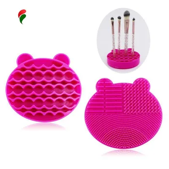 

bear Silicone Brush Cleaner Cosmetic Make Up Washing Brush Gel Cleaning Mat Foundation Makeup Brush Cleaner Cosmetic Organizer
