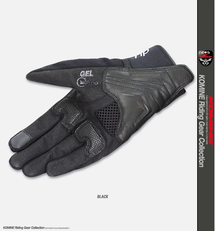 KOMINE GK-164 мотоциклист гоночные 3D перчатки с сенсорным экраном дышащие дропшиппинг