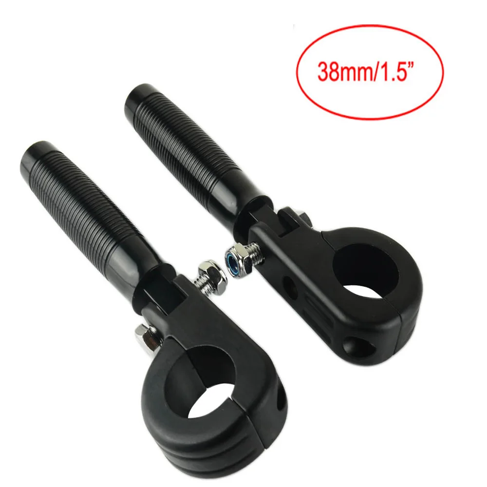 Мотоциклетные подножки для ног Moto Foot Peg P-Clamp монтажные комплекты для Harley защита двигателя 1-1/" 32 мм 1-1/2" 38 мм шоссейный бар - Цвет: 38mm Style 3