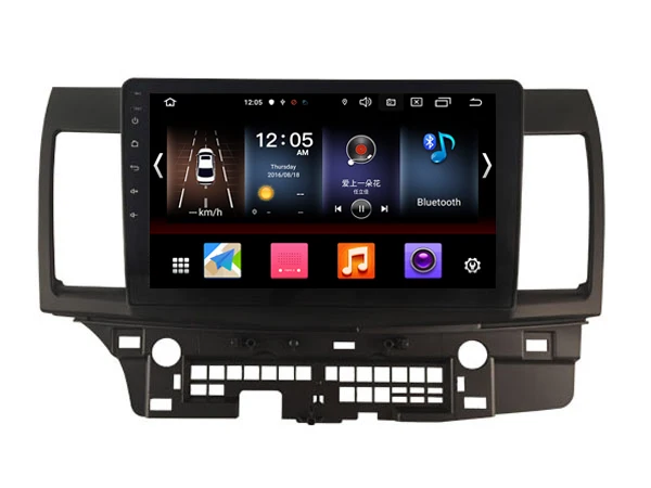 Новейший Android 10,0 автомобильный радиоприемник для Mitsubishi Lancer Автомобильный мультимедийный навигационный стерео с DSP звуковым головным устройством Автомобильный gps