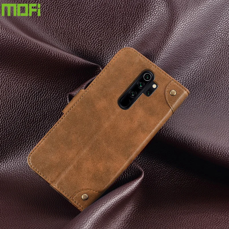 Tanie Dla xiaomi redmi note 8 pro etui z klapką redmi note 8 pu skórzana kieszeń na karty shell coque anti knock business luxury case