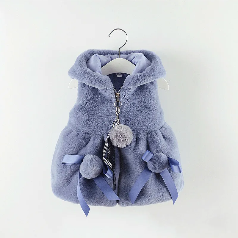 Пальто с искусственным мехом для девочек длинное пальто зимний свитер Детское толстое хлопковое пальто с меховым воротником большого размера зимнее пальто с меховым воротником для девочек
