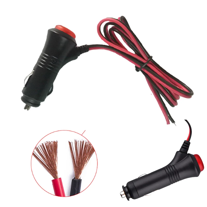12V 24V сигареты светильник er Plug W/переключатель Светильник Автомобиля Зарядное устройство Plug линия 1,5 м Фирменная Новинка и высокое качество