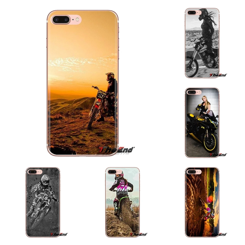 Мягкий прозрачный чехол для Samsung Galaxy J1 J2 J3 J4 J5 J6 J7 J8 Plus 2018 Prime 2015 2016 2017 motocross girl
