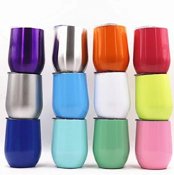 

12oz Stainless Steel Swig Tumbler Red Wine Cup Anti-broken Wine Creative Winecup Durable Drinkware Bar Tools Can Put Logo
