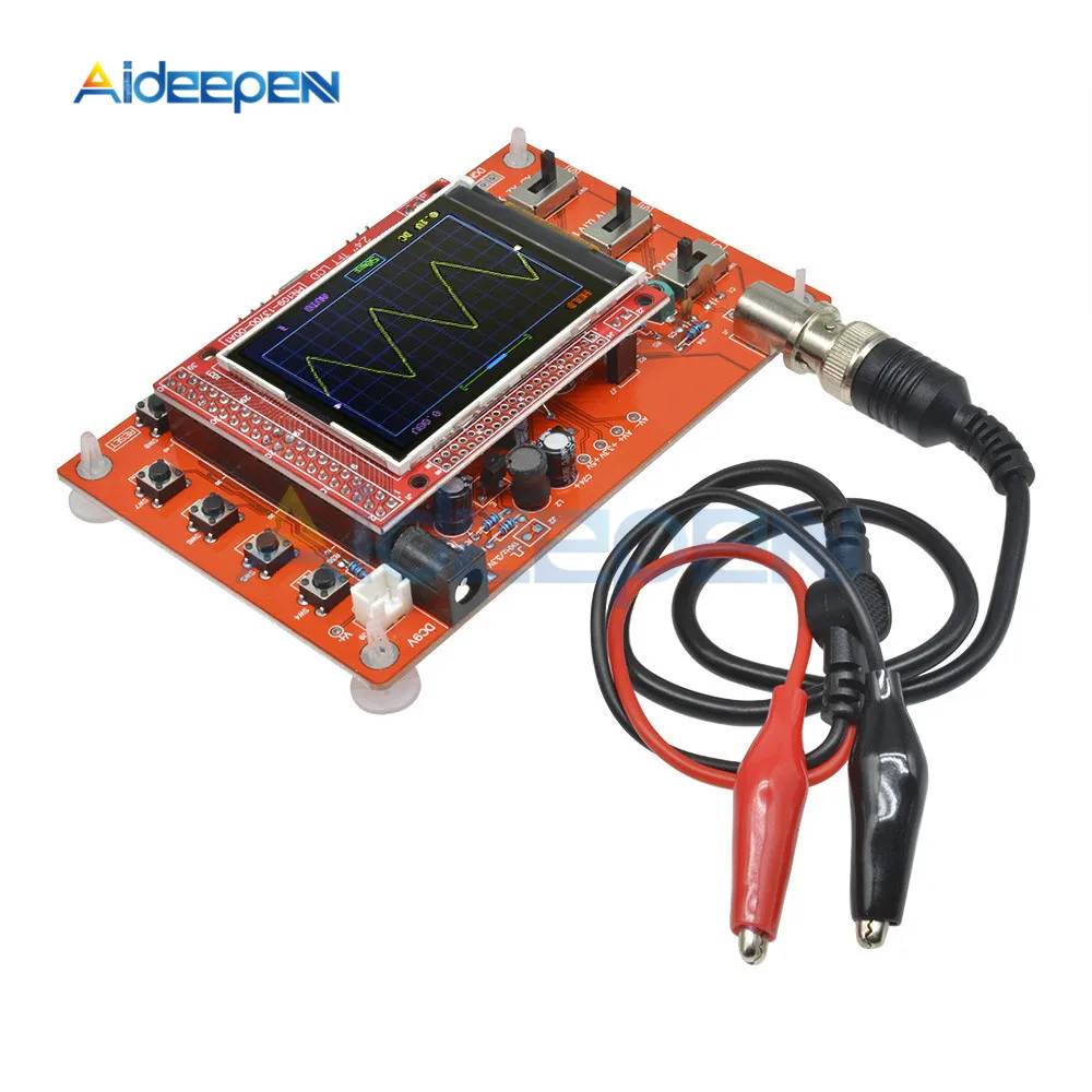 

Oscilloscope Full Assembled 2.4" TFT LCD Digital Oscilloscope 1Msps With Wire