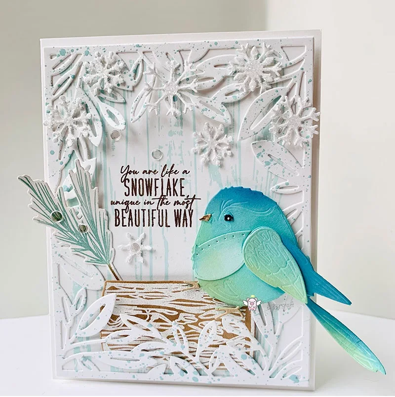 Mmao Handwerk Metall Stahl Schneiden Stirbt Vogel dekoration Scrapbooking Papier/foto Karten Präge Stirbt – Detail 4