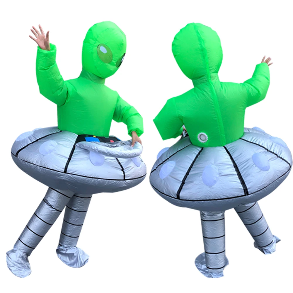 ET-Alien UFO надувной костюм, одежда для женщин, мужчин, взрослых, платье для косплея, вечерние, для фестиваля, сцены, костюмы для косплея