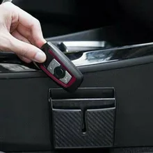 

Pocket Phone Car Storage Box Accessories Bag Black Box Charge Organizer
