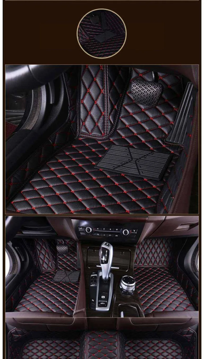 Кожа на заказ Авто Автомобильный коврик для ног для Toyota Corolla Camry Rav4 Auris Prius Yalis Avensis Alphard 4Runner Hilux highlander