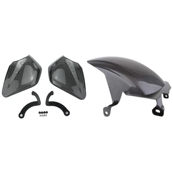 

Motorcycle Handguards Handlebar Protective with Motorcycle Bike Rear Mudguard Mud Guard