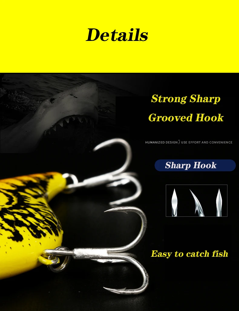 5pcs Pack Crankbaits Set VIB Lures with Treble Hook Rattle Track Lures 3D Fishing Eyes for Trout Walleye Redfish
