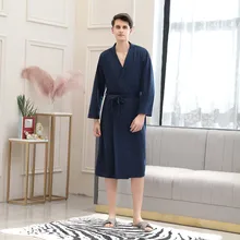 Утолщенный теплый фланелевый Халат для пары, зимний халат с длинным рукавом, сексуальный халат с v-образным вырезом для женщин и мужчин, ночная рубашка, домашняя одежда# g2