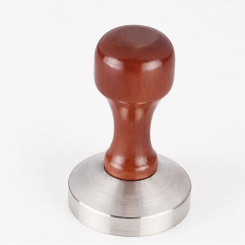 

Stainless Steel Wood Coffee Hammer Espresso Tamper Base Press Powder Bean Tool