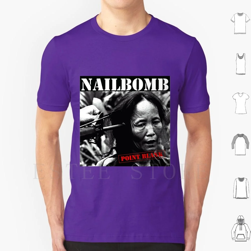 Футболка Nailbomb-Point Blank сделай сам большой размер 100% хлопок Nailbomb Thrash металлическая