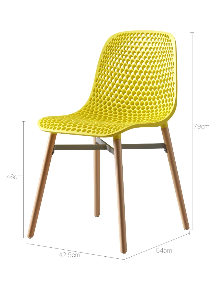 

Dining Chair Simple Modern Plastic Design Leisure Reception Negotiation Fashion Creative Backrest