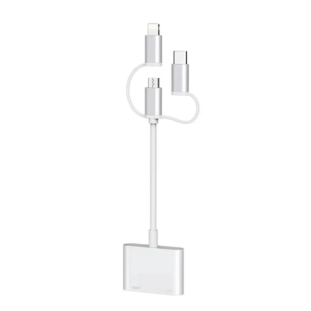 HD 1080P Цифровой AV адаптер HDMI 4K USB кабель адаптер с зарядным портом разъем для Android type C iPad Air iPhone11Pro