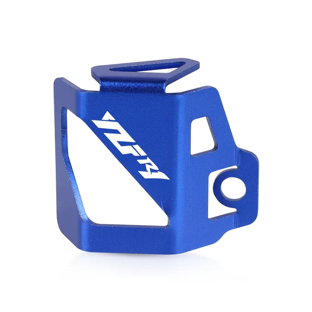 For yamaha YZF R1 YZFR1 YZF-R1M R1M 1998-2021 2019 2020 Motorcycle CNC Rear Brake Fluid Reservoir Cap Cover Guard Protector Part blue