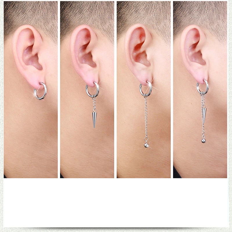 Mens Hoop Earrings Size Chart
