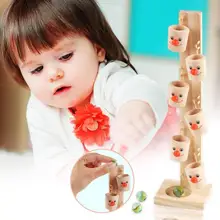 1 Набор деревянных деревьев, улучшающих практическую способность, мраморный шар, бегущий трек, игра Монтессори, Детские блочные игрушки, подарки, декомпрессионные игрушки