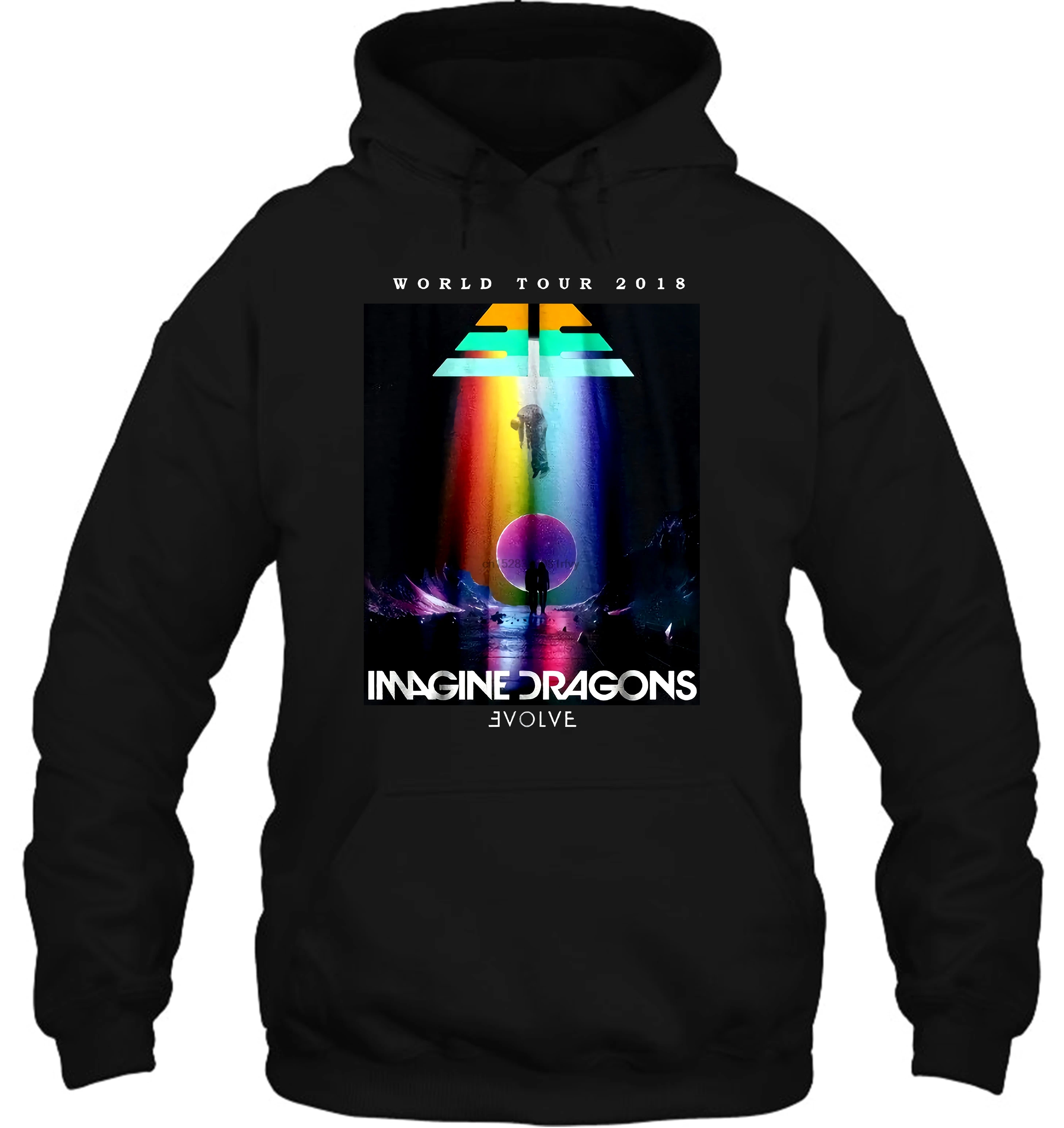 Мужская толстовка Nuovo Imagine Dragon Evolve World Tour Uomini Donne хип-хоп Divertente Cotone casual Magliette женская уличная одежда