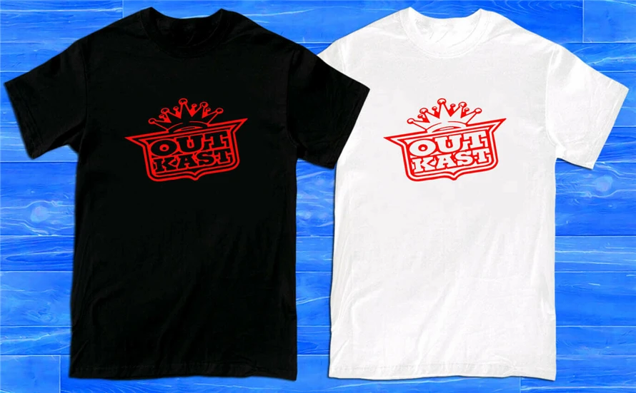 Новая футболка Outkast Корона логотип рэп хип хоп Andre Мужская Футболка размер S до 2Xl