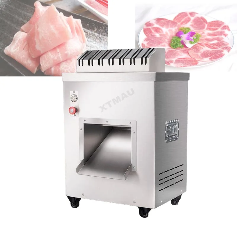 Butchery Meat Cutting Machine Automatic Meat Slicer Small Home Use Fresh Meat Cutter Machine
