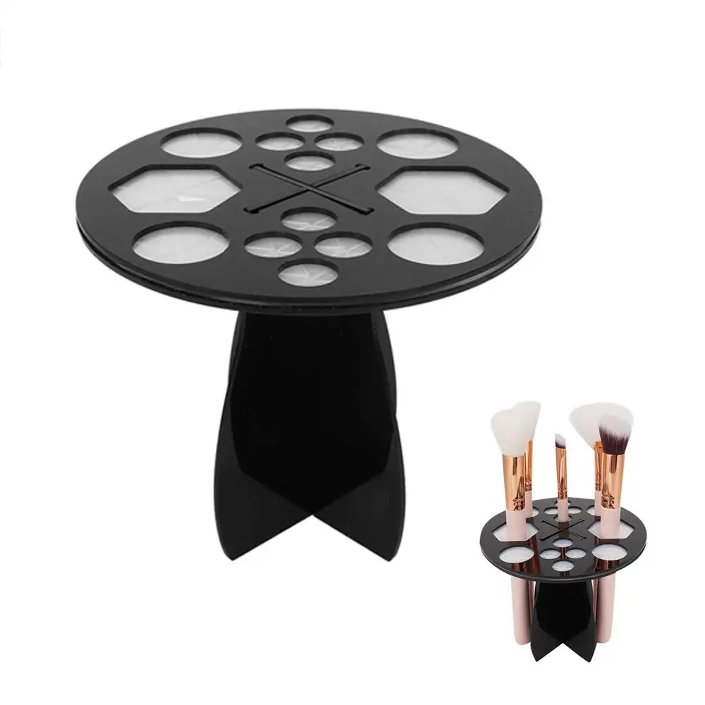 

14 Hole Make Up Brush Set Drying Brushess Howing Shelf Multifunction Stand Display Cosmetic Clean Tool Wash Makeup Brush Holder
