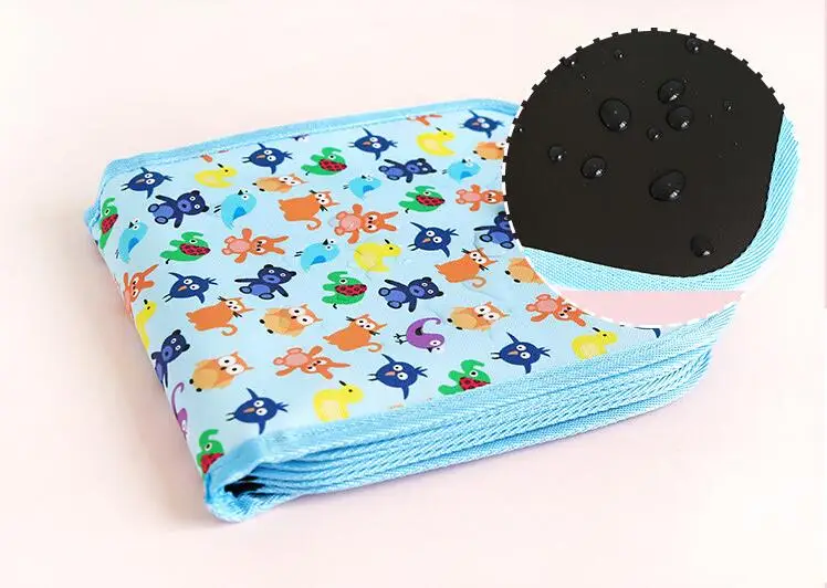 Magic Water Coloring Books Baby Blackboard Reusable Painting Book Foldable Drawing Board Toys with Water Pen Children Kids